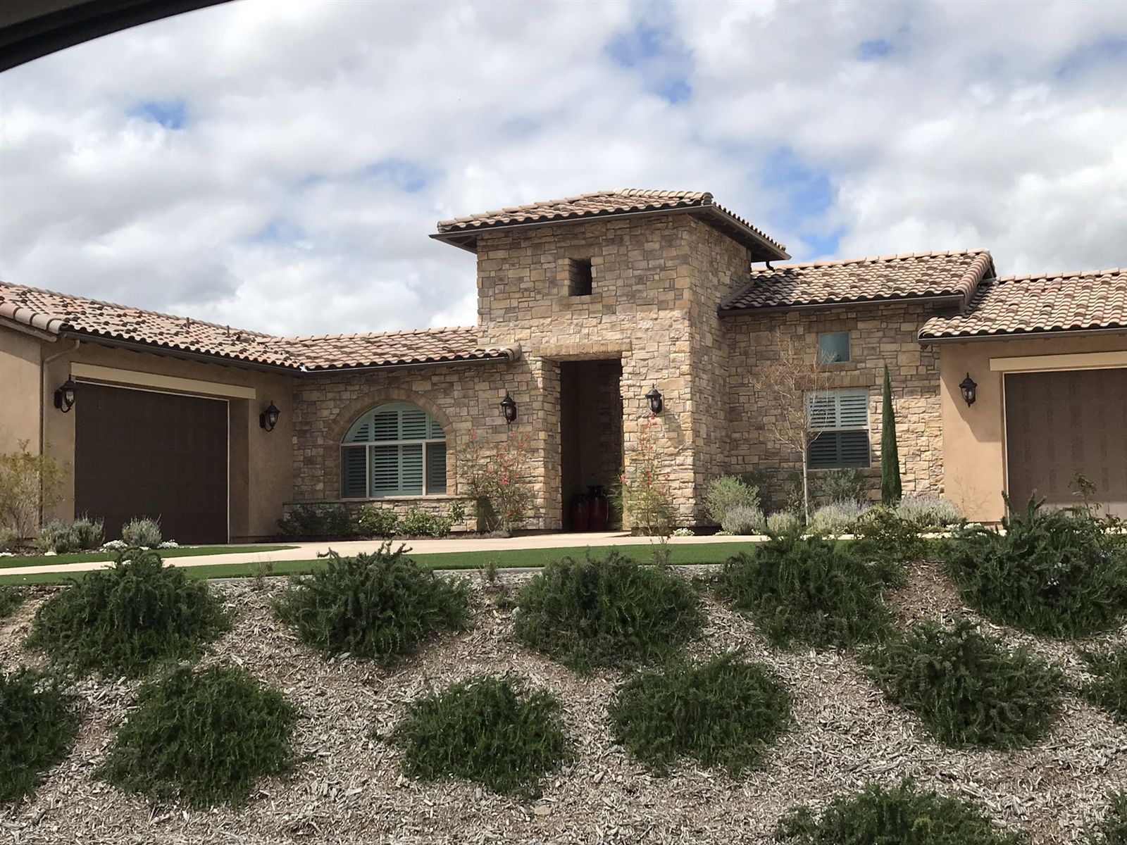 Custom stone residence by CMF Masonry