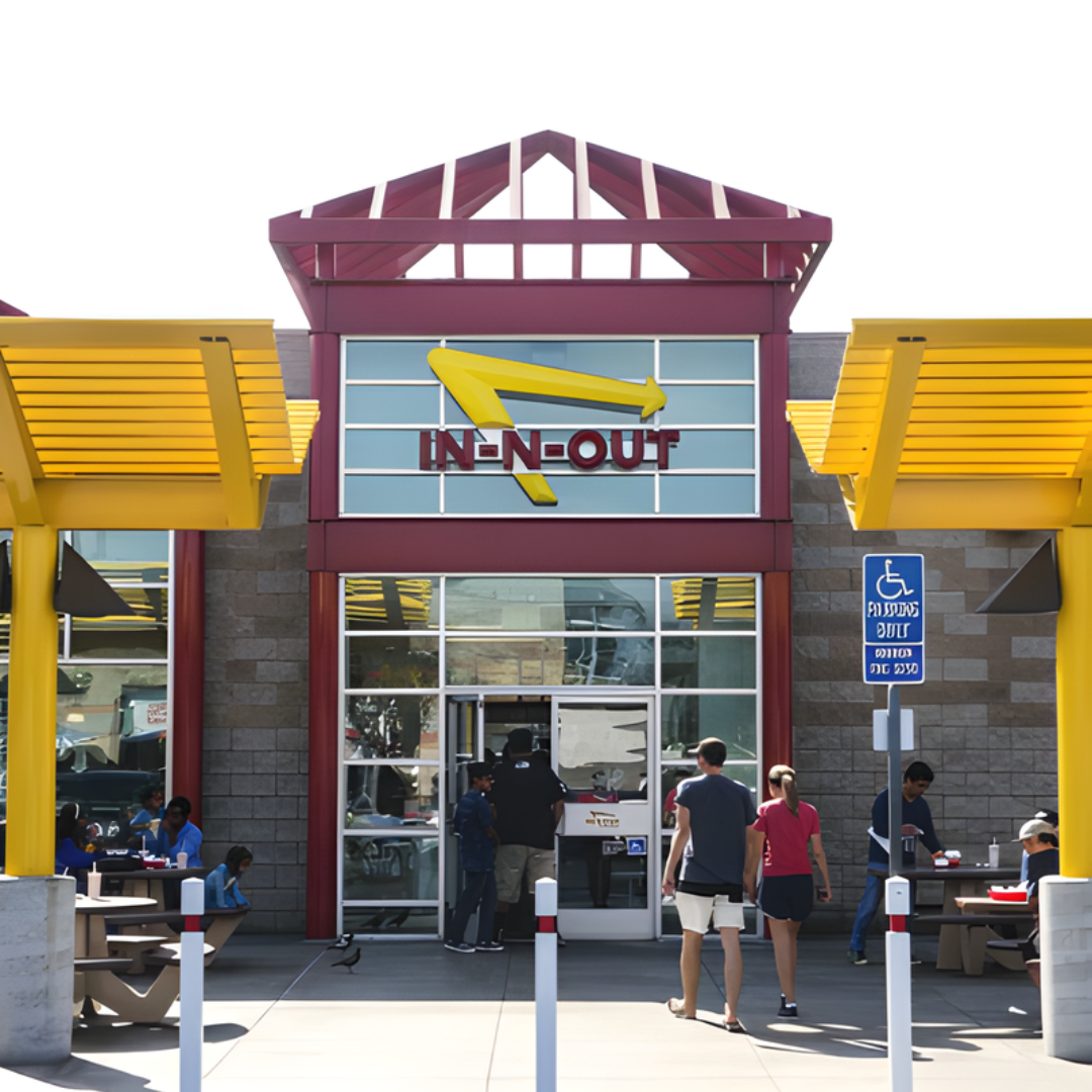 In-N-Out Burger entrance