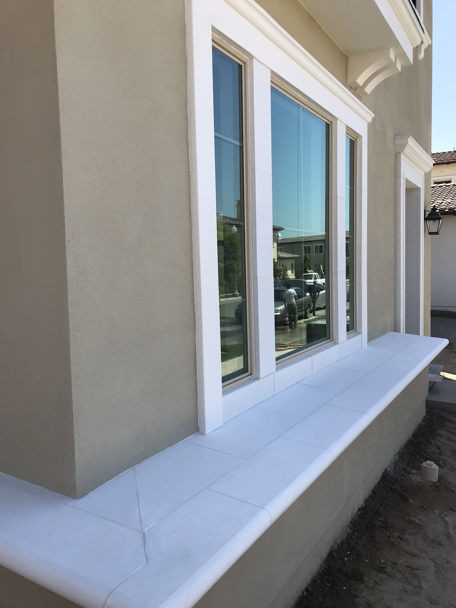 Precast window sills precast by CMF Masonry
